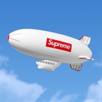 Phao Máy Bay Supreme Trắng Đỏ Hottrend