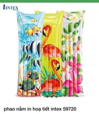 Phao nằm in họa tiết Intex 59720