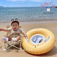 Phao ngồi tập bơi tắm biển trẻ em Bar-Rot cao cấp hình gấu dễ thương phao ngồi chống lật cho bé từ 1-8 tuổi