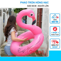 Phao Tròn Hồng Hạc, Phao Bơi Người Lớn 90cm-120cm