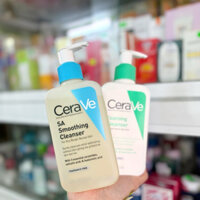 [Pháp-CTY] Sữa Rửa Mặt SRM Cerave Da Dầu Làm Sạch Da Khô Ít Bọt Nhạy Cảm Xanh Dương Lá Không Mùi Foaming Cleanser 236ML