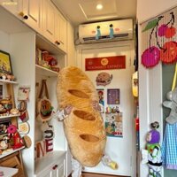 ۞Pháp dính gối ngủ bánh mì dài phòng ngủ búp bê đệm giường ký túc xá