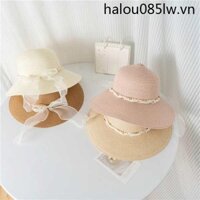 Pháp Gạc Ruy Băng Vành Lớn Mũ Đi Biển Chơi Mũ Rơm Nữ Chống Nắng Tất Cả Trận Đấu Thời Trang Kim Cương Giả Xô Nón