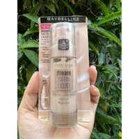 [Pháp] Kem nền Maybelline Dream Satin Liquid Foundation SPF 13 01 Natural Ivory 30ml.Da trắng hồng