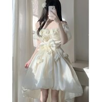 Pháp, mối tình đầu, dây treo, váy áo, mùa hè, mới dịu dàng, dịu dàng, hoa hậu, thiết kế ngọt ngào trong những lần bỏ trố