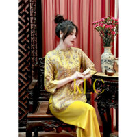 PHÁP PHỤC ĐI CHÙA, ĐỒ LAM, QUẦN ÁO PHẬT TỬ, SET TƠ TẰM LÓT HẦU CAO CẤP- CÓ ẢNH THẬT Ở CUỐI