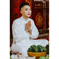 Pháp Phục Nam Lụa Gấm Lót Hầu Cao Cấp - Trang Phục Hầu Đồng