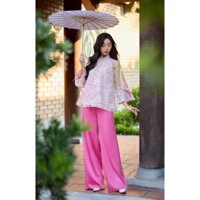 Pháp phục Xuân Kỳ - Áo Dài Bảo Long - Hàng Cao Cấp - Chất liệu tơ phối ren, size S-XXL