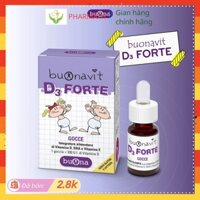 [PHARMATH] BUONAVIT D3 FORTE Bổ Sung Vitamin D3 Và DHA - 12ml