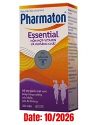 Pharmaton essential biofarma srl (chai/30 viên nén)