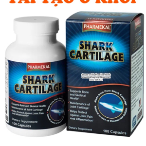 Chiết xuất sụn vi cá mập dạng viên uống PHARMEKAL Shark Cartilage 60 viên