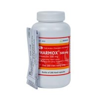 Pharmox 500 mg(Amoxicillin) – Điều trị ký sinh trùng, chống nhiễm khuẩn (Chai 200 viên)