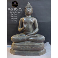 Phật Bổn Sư Thích Ca giáo hoá thủ Ấn- Phật Thích Ca Thái Lan  bằng đồng