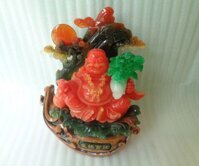 Phật Di Lặc Đỏ Ngồi Dưới Gốc Đa – FH250G