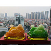 Phật Di Lặc Lưu Ly Phong Thủy, Tượng Quan Âm lưu ly trang trí taplo xe hơi.