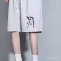 [Phát hành tại chỗ] Quần short Nam Thường Ngày thương hiệu thời trang mùa hè quần nam học sinh nam rộng rãi mẫu mới mặc ngoài thể thao quần rộng năm điểm LJ