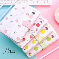 [phát minh] Sổ Nhật Ký Ghi Chép Cá Nhân Viết Kế hoạch Planner Bìa Da Chất Giấy đẹp Khuy Bấm Nam Châm