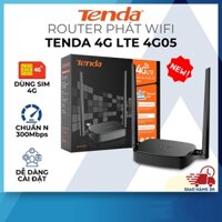 Phát WiFi Bằng Sim 4G Tenda 4G05 Tốc Độ 300 Mbps- Chính Hãng dùng cho lắp camera, Phụ Kiện