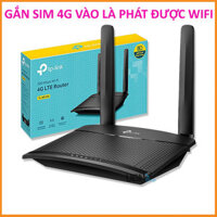 Phát WiFi Bằng Sim 4G TP-Link MR100 Tốc Độ 300 Mbps- Chính Hãng dùng cho lắp camera,