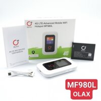 Phát wifi OLAX MF980L4G LTE Bộ định tuyến WIFI OLAX 4G MF980L 150Mbps Hotspot Mifis Modem 4g Lte Thẻ SIM Bộ định tuyến WiFi bỏ túi không dây có khe cắm thẻ SIM