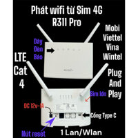 Phát wifi từ Sim 4G cắm điện R311 Pro (kiêm router wifi)