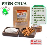 Phèn chua,phèn chua hết hôi nách,bột phèn chua đông y chưng cất giảm tiết mồ hô,ngăn mùi hiệu quả phù hợp mọi lứa tuổi