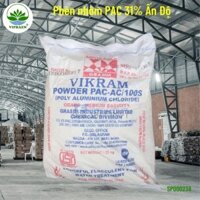 Phèn nhôm PAC 31% Vikram Grasim Ấn Độ, chất keo tụ tạo bông (Bao 25 Kg)
