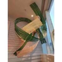 Phên tre dài 2-5mét uốn dẻo tự nhiên trang trí decor tiệc, sự kiện, quán coffee, nhà hàng