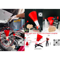 PHỄU ĐỔ DẦU - NHỚT Ô TÔ CÓ KHÓA TỰ GIỮ ĐỨNG GIÚP THAO TÁC NHANH/ PROFESSIONAL OIL FUNNEL FOR ENGINE.