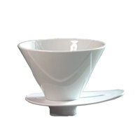 Phễu lọc cà phê bằng sứ Hario V60 VDMU-02-CW One Pour Dripper Ceramic  Mugen 1- 2 cups