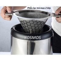 Phễu lọc trà, cà phê, trà pha máy bằng inox có 2 lớp siêu mịn