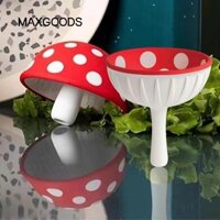 Phễu Mini có thể gập lại MAXGOODS, Phễu nấm nhỏ màu đỏ, Chai silicon hình nấm chất lượng cao Chai nạp chất lỏng