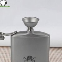 Phễu Mini VCTITIL, Phễu Đổ Không Mùi Titan Nguyên Chất, Di Động Cỡ Nhỏ Bao Bì Chất Lỏng Bộ Đồ Ăn Bình Titan Phễu Chai