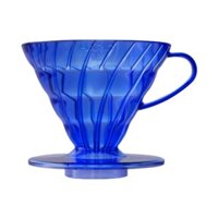 Phễu Pha Cà Phê Xanh Cobalt, V60 Coffee Dripper (12.2 x 12.5 x 11cm) - HARIO