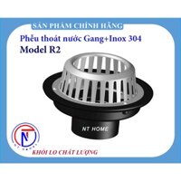 Phễu thoát nước Ban công, Thoát nước mái, Phễu thu nước mái Gang+Inox 304, Roof Drain