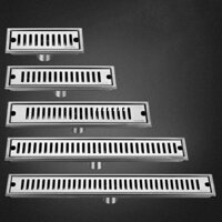 Phễu thoát nước,Ga thoát sàn inox 304,Dài 30x10cm,60 cm x 10 cm, Đuôi thoát 4,2 cm.Vừa ống 48, 60,76.