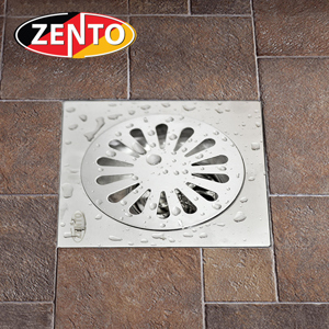 Phễu thoát sàn chống mùi hôi inox Zento TS201-L (20x20)