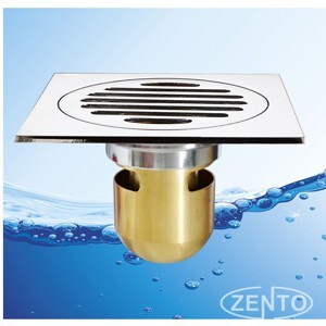 Phễu thoát sàn chống mùi hôi Zento ZT559 - 12x12cm
