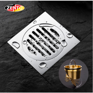 Phễu thoát sàn chống mùi hôi Zento ZT559 - 12x12cm