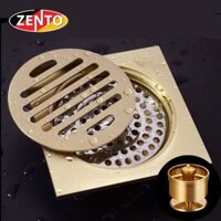 Phễu thoát sàn chống mùi hôi và côn trùng Zento ZT506-1AV (10x10cm)