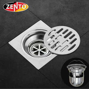 Phễu thoát sàn chống mùi inox Zento TS125