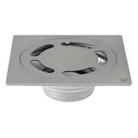 PHỄU THOÁT SÀN, HỐ GA, PHỄU KÈM ĐẦU NỐI ỐNG XẢ MÁY GIẶT 10x10cm - FD-4305/4305-E1 - INOX SUS 304