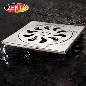 Phễu thoát sàn inox Zento TS121 - 115x115mm