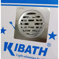 Phễu Thoát Sàn Kibath Chống Mùi Hôi Và Côn Trùng Inox304, KB-512 - KT 12x12 ống 60cm
