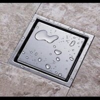 Phễu thoát sàn , phễu chống hôi , ngăn côn trùng AQUA inox 304 kích thước 12x12 cm