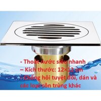 Phễu thoát sàn - xi phông - bộ xả chống hôi cao cấp 12x12