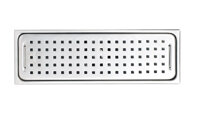 Phễu thu sàn Caesar inox 100mm x 300mm Ø60 ST1030B