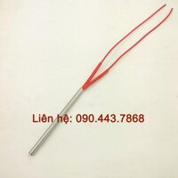 Phi 8 điện trở một đầu, ty nhiệt, thanh đốt nóng, 220V - 10cm