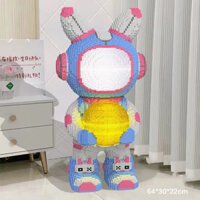 Phi hành gia Glow Rabbit am hiểu công nghệ Tương thích với gạch LEGO