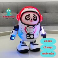 Phi hành gia panda, Gấu panda có đèn, có nhạc nhảy múa vui nhộn, quà tặng cho bé.